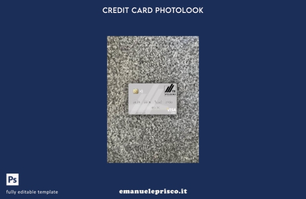 modello frontale photolook per carta di debito visto Slovacchia Tatra Banka in s